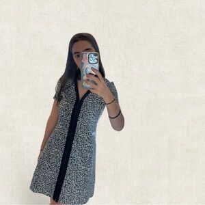 Tory Burch Black and White Mini Dress